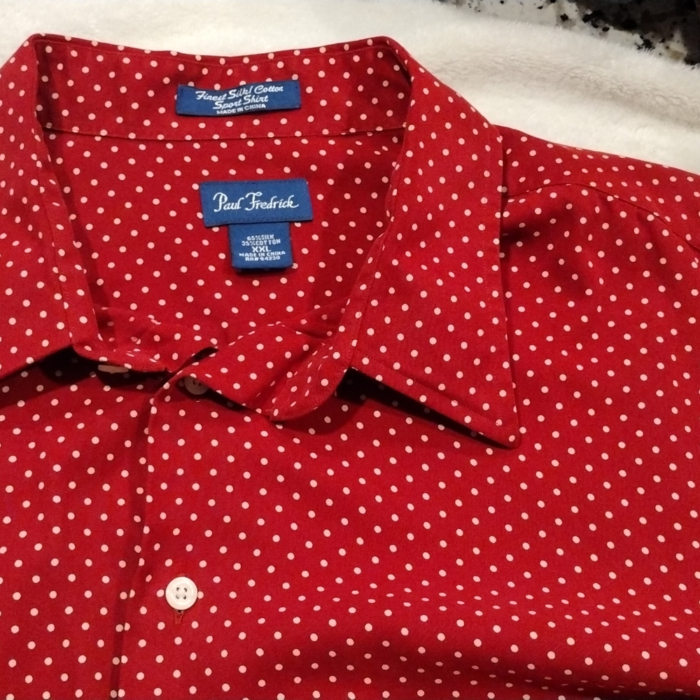 Xxl Paul Fredrick long sleeve button down shirt